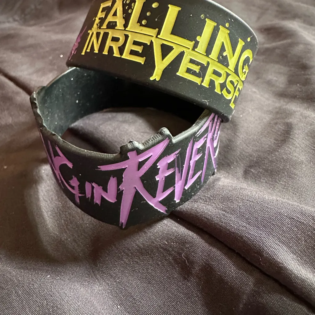 Falling in Reverse Black Wristbands - Image 5