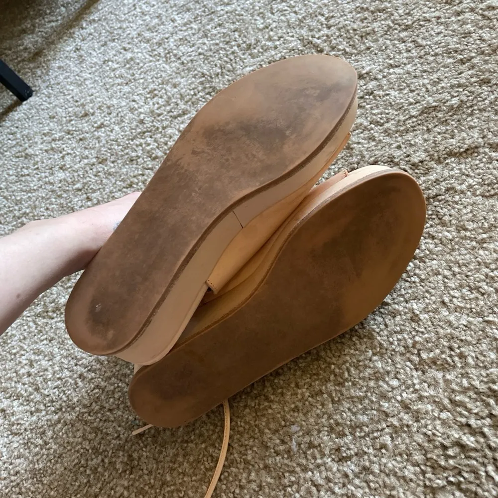 Jeffrey Campbell Leather Platform Lace Up Sandals - Image 7