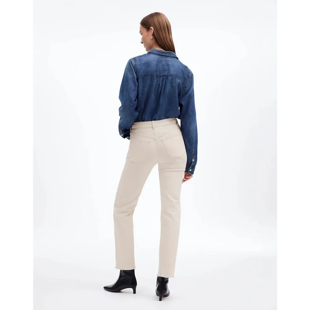 Madewell Womens 90' Straight Jeans High Rise Stretch Vintage Canvas Size 28 - Image 2