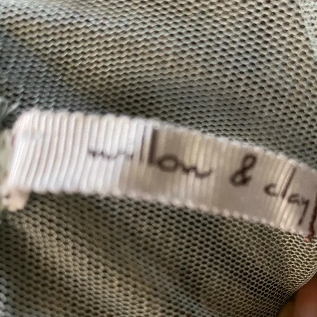 Willow & Clay Art Deco Beaded Fringe
Flapper Tank Tunic Top Pale Mint
Green M - Image 6