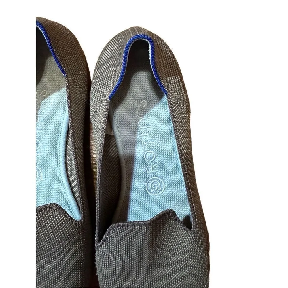 Rothy's The Loafer Women's Size 8.5 Mocha Round Toe Slip On Flat Shoes Brown - Image 10