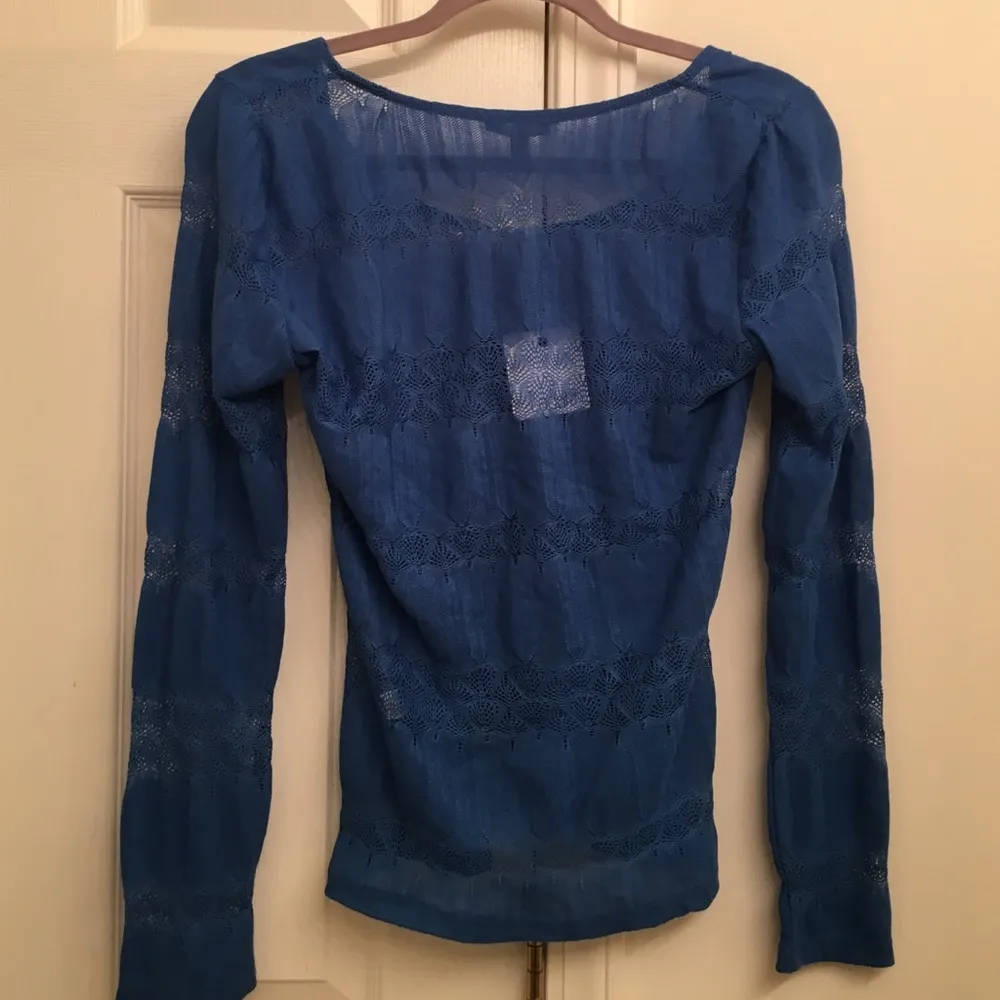 🆕 Ladakh Sheer Blue Top Size Small - Image 5