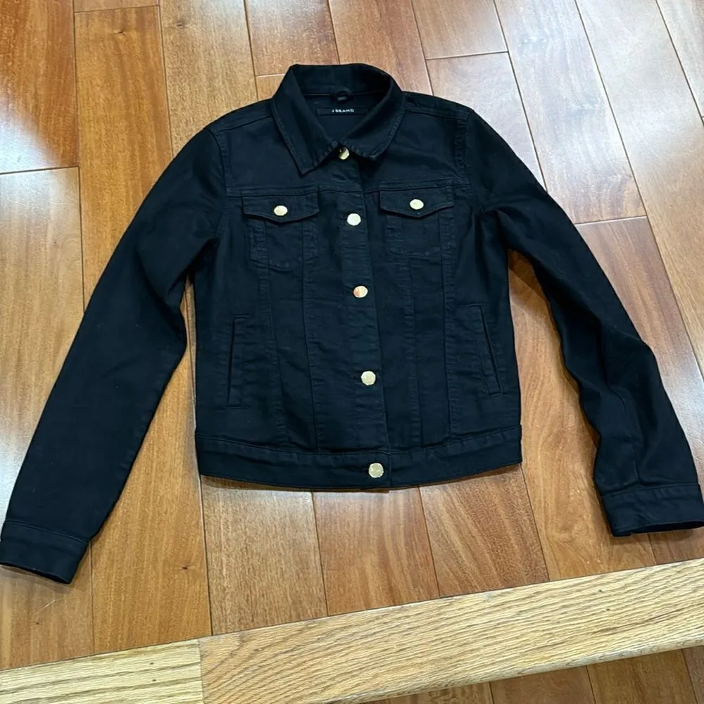 J Brand Jeans Leila Button-Front Denim Jacket size S - Image 3