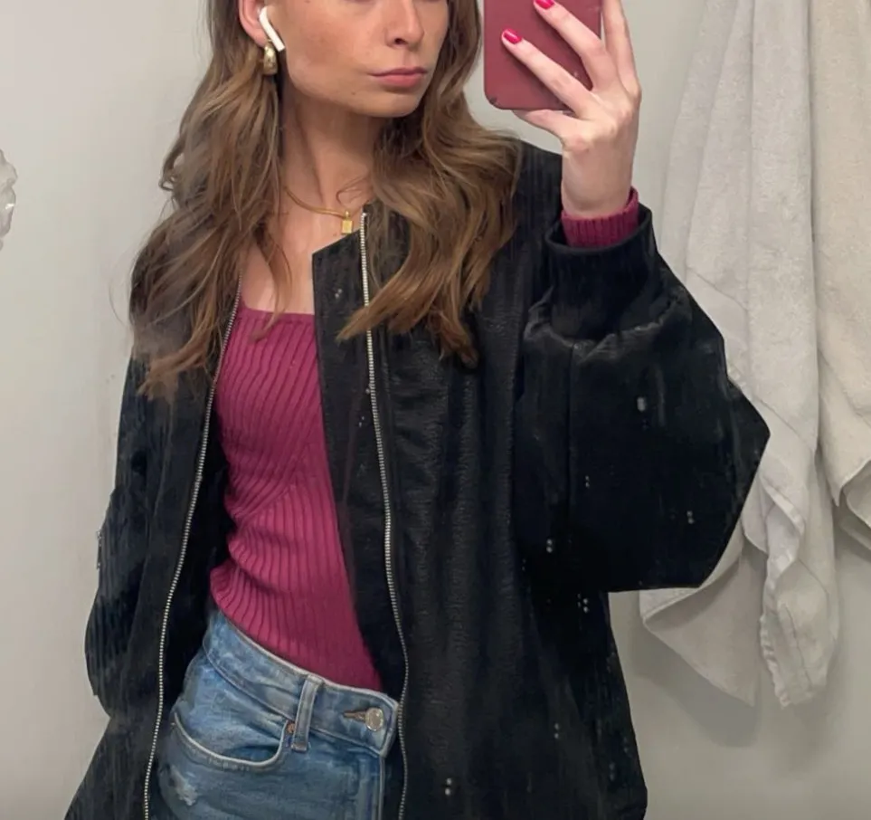 Abercrombie Purple Knit Long sleeve Bodysuit  - Image 2