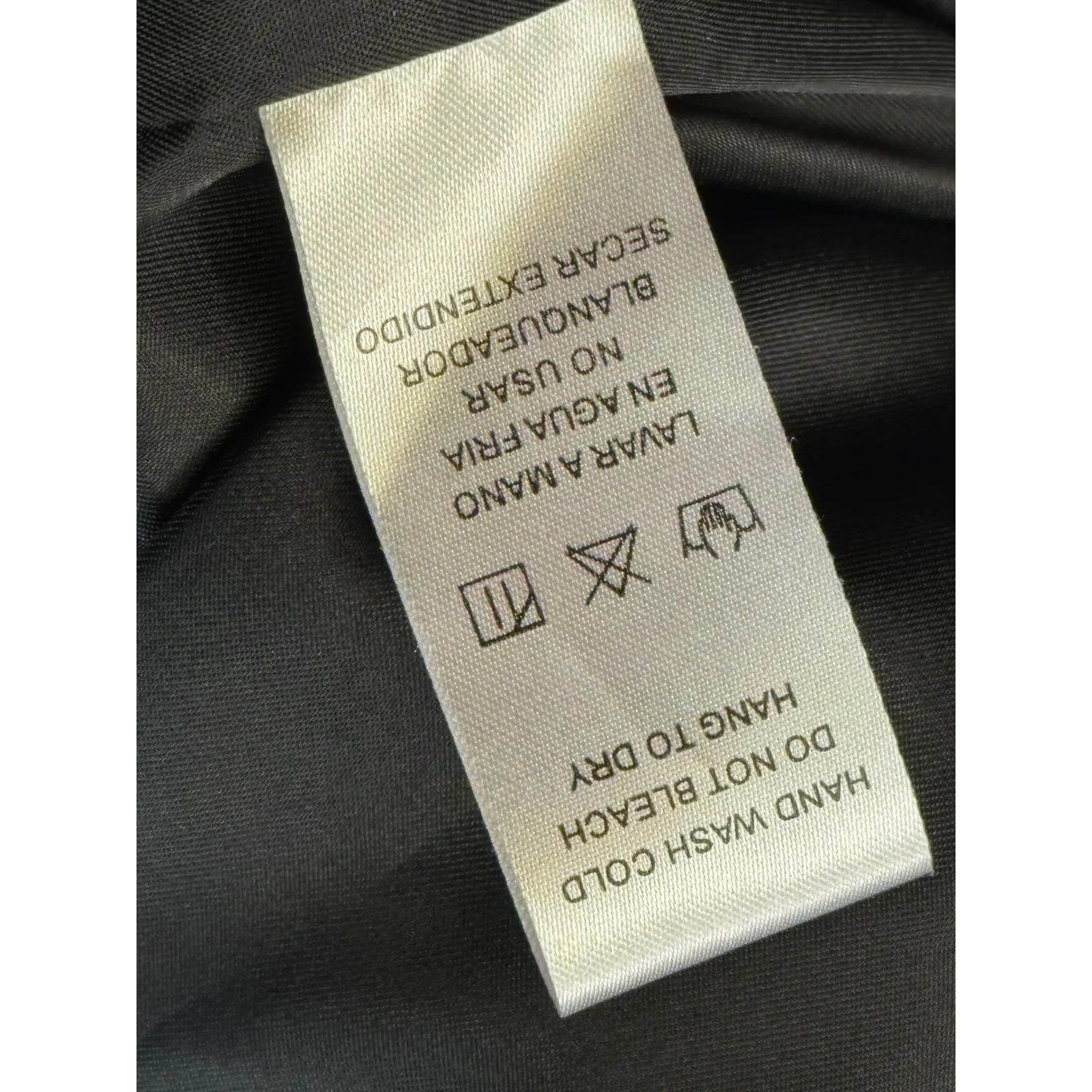 Doe & Rae Black Ruched Sleeve Bomber Jacket Women's Size S - Image 7