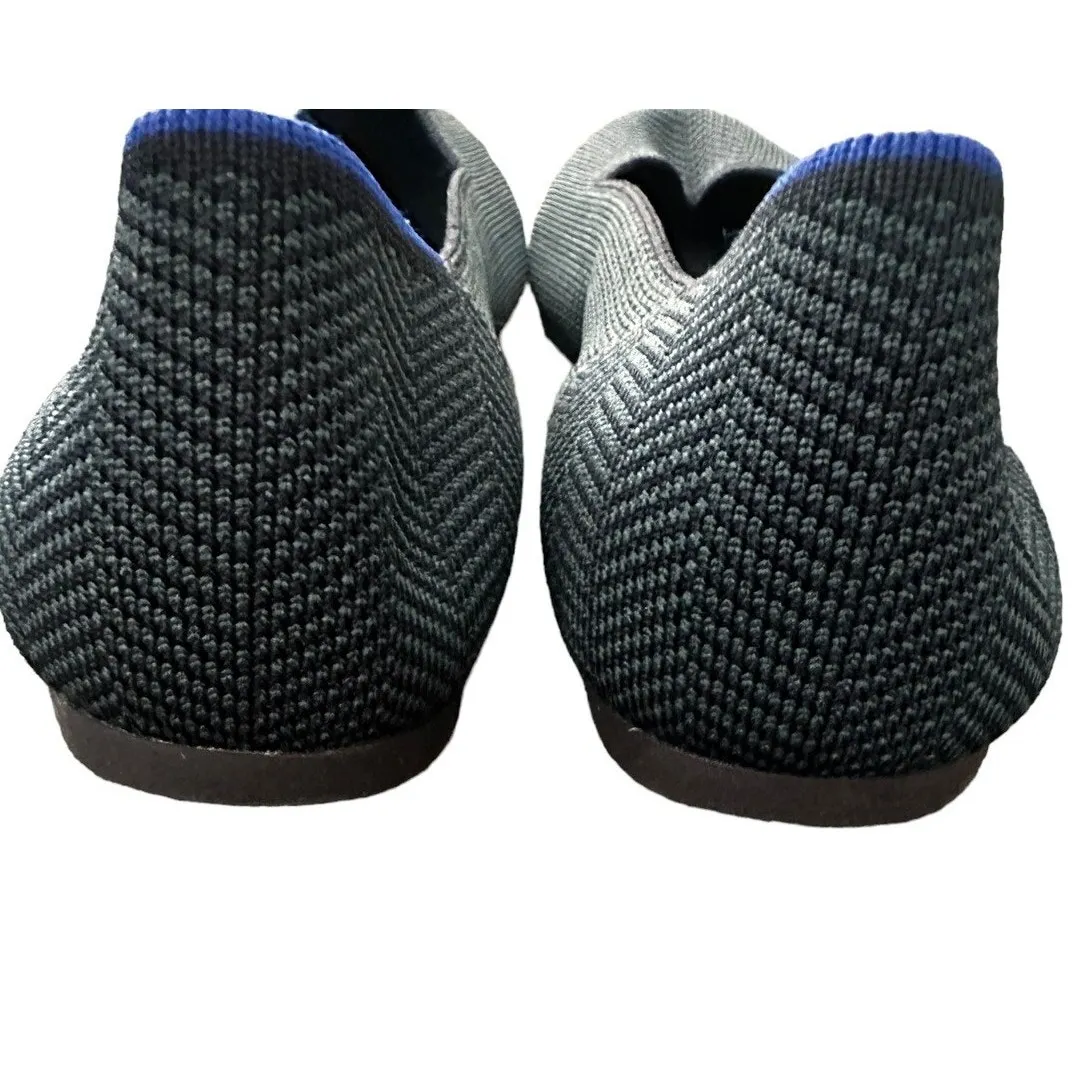 Rothy's The Point Green Cedar Herringbone sz 13 Slip - Image 6