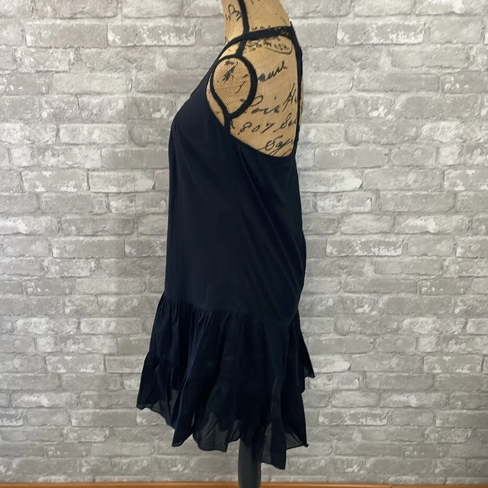 Sisley Black Pleated Front Dress - Image 3