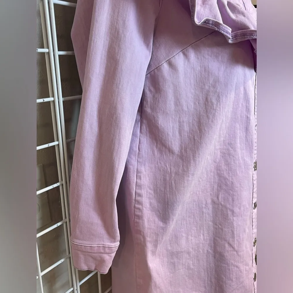 Eloquii Denim light lavender Dress Size 14 - Image 7