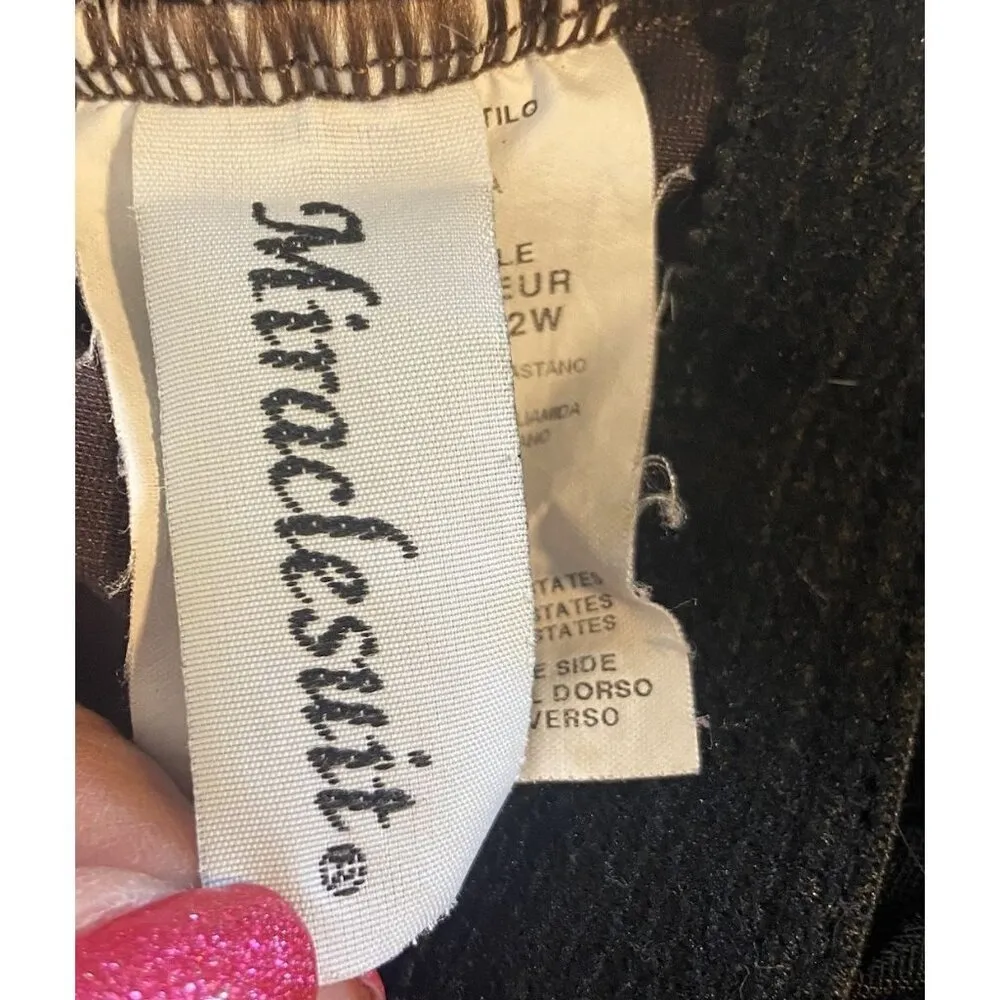 MIRACLESUIT Brown Polka Dot PIN POINT OCEANUS ONE PIECE SWIMSUIT PLUS SIZE 22 W - Image 7