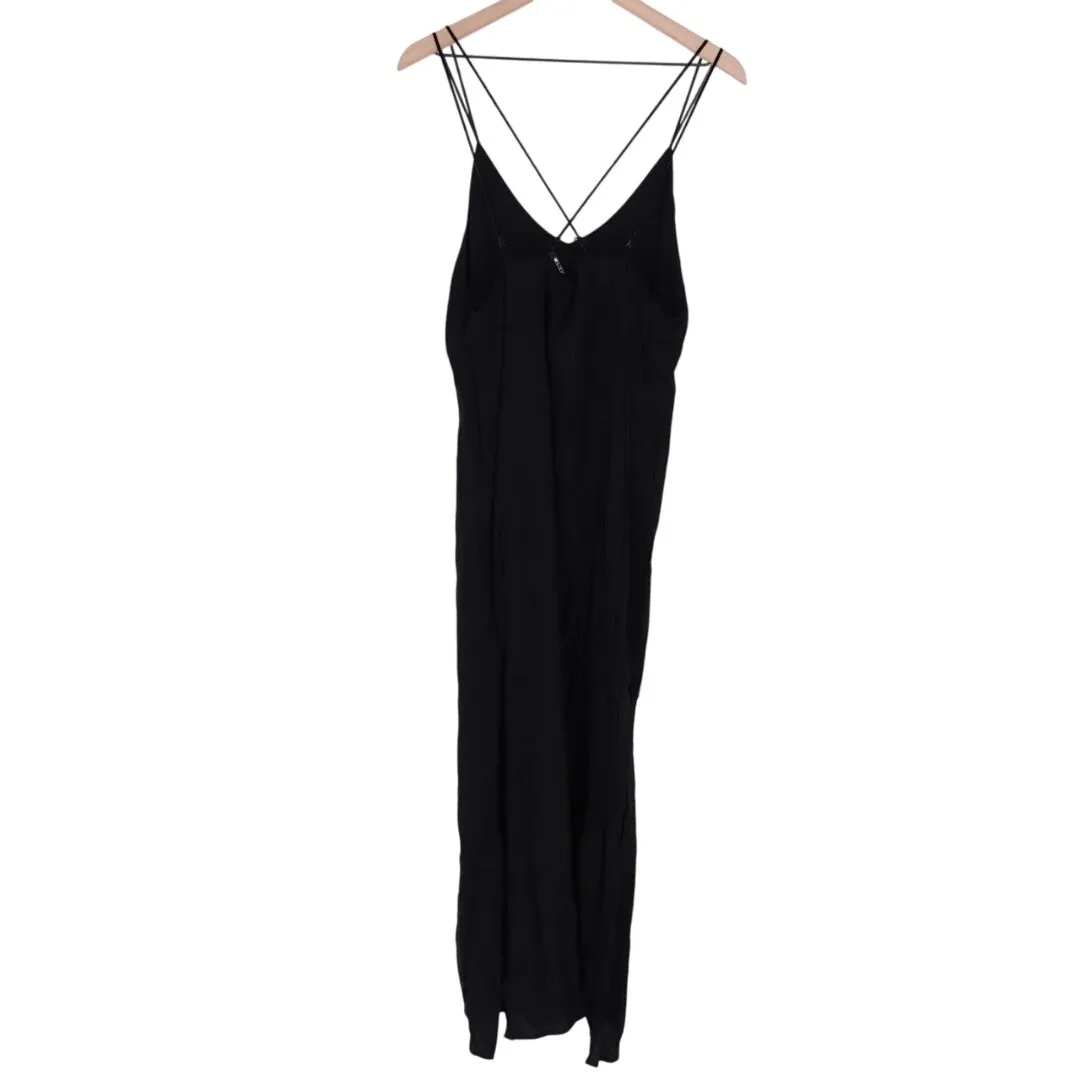 JOES JEANS Black Spaghetti Strap Maxi Dress Size L - Image 8