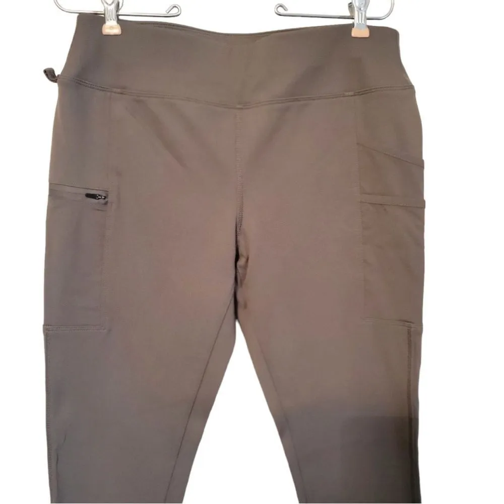 Carharrt Women's Force Fitted Lightweight Utility Legging in Brown, Size small - Image 4