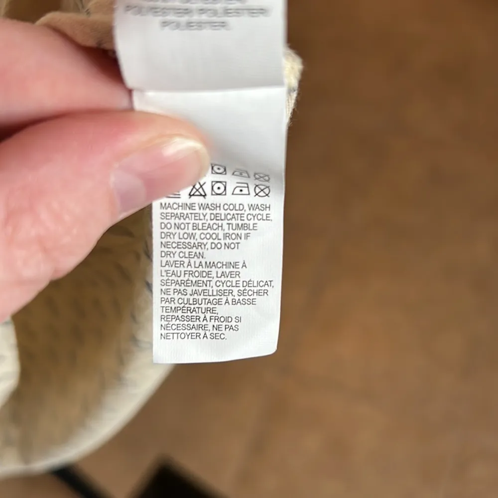 Lucky Brand Womens Boho Diamond Embroidered Top Long Sleeve V-Neck Size XS - Image 6