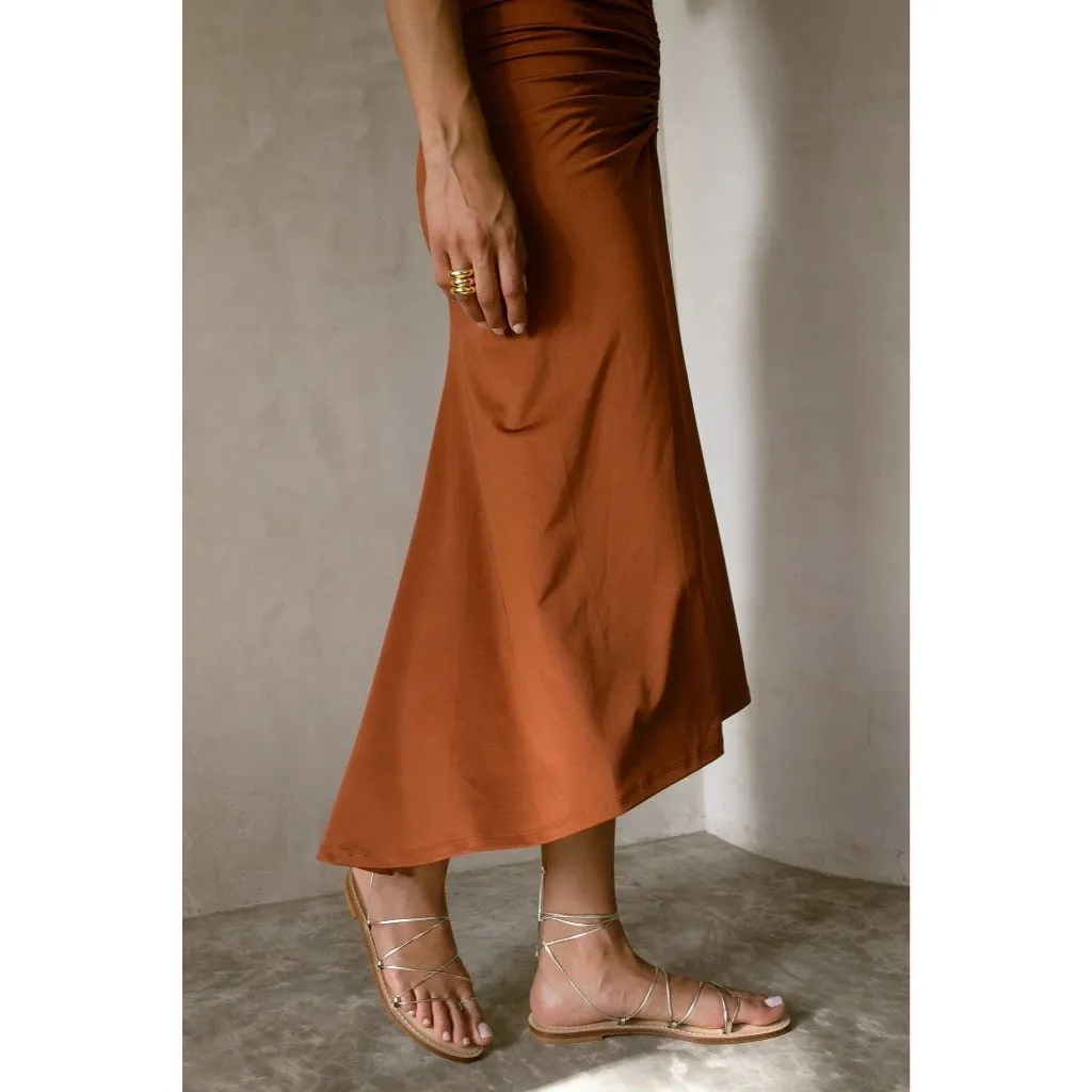 Amanu Serengeti Sandals in Champagne 39 US 9 With Box Womens Flats Tan Size 8 - Image 13