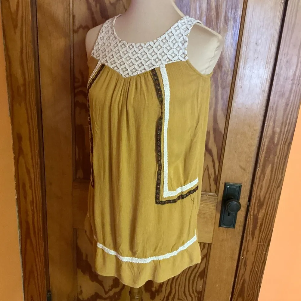 Rewind boho hippie chic lace trimmed tunic - Image 9