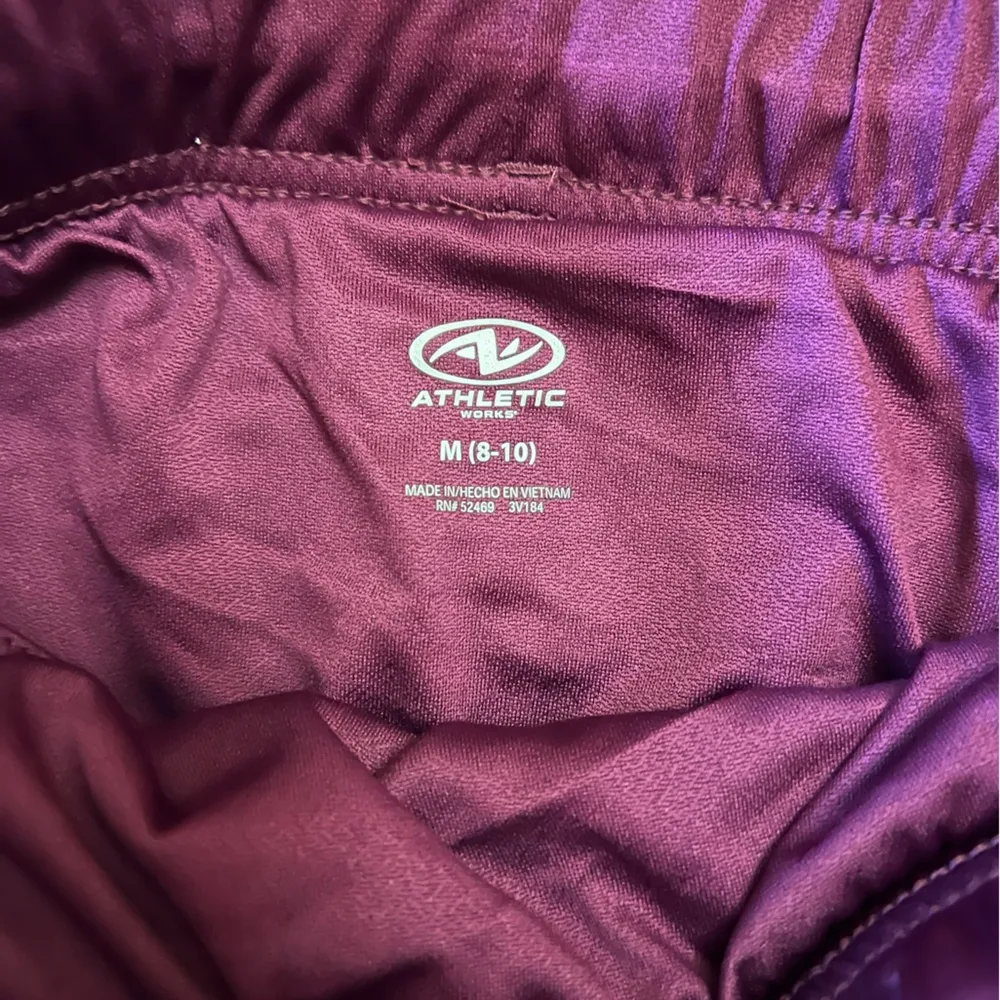 Womens purple eggplant athletic shorts Size M - Image 2