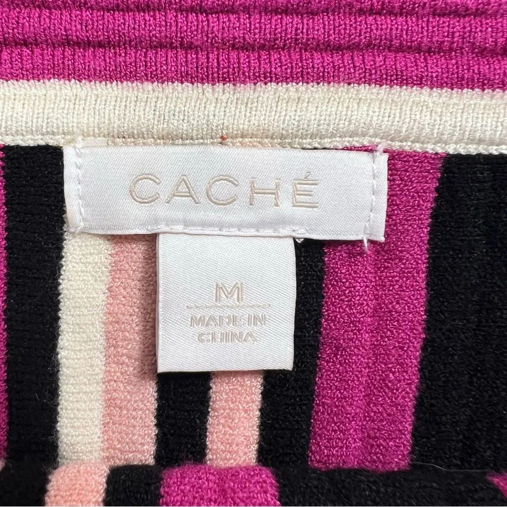 Cache Stripe Crochet Camisole Tank Top - Image 4