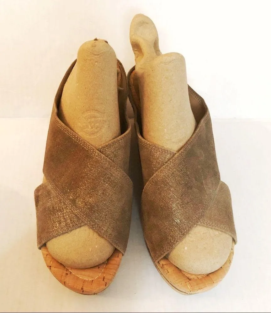 Donald Pliner Brown Dacota Wedge Platform Sandal - Image 5