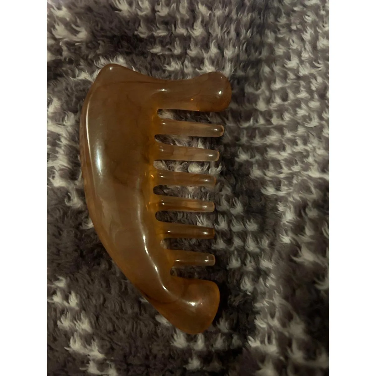 Decorative hair brush Brown - Image 2