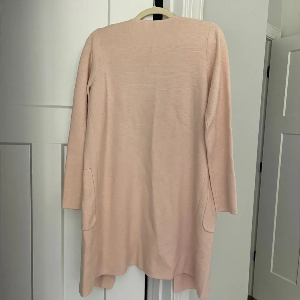 J. Crew 365 Coatagin Pink Sophie Open Sweater Blazer - Image 5