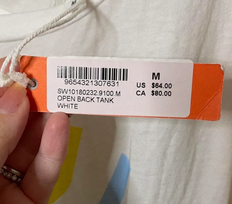 Soul Cycle X sundry Tank White medium NWT  - Image 5