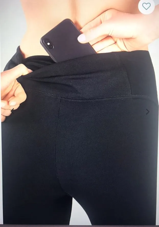 Fabletics High Waisted Black Leggings  - Image 4