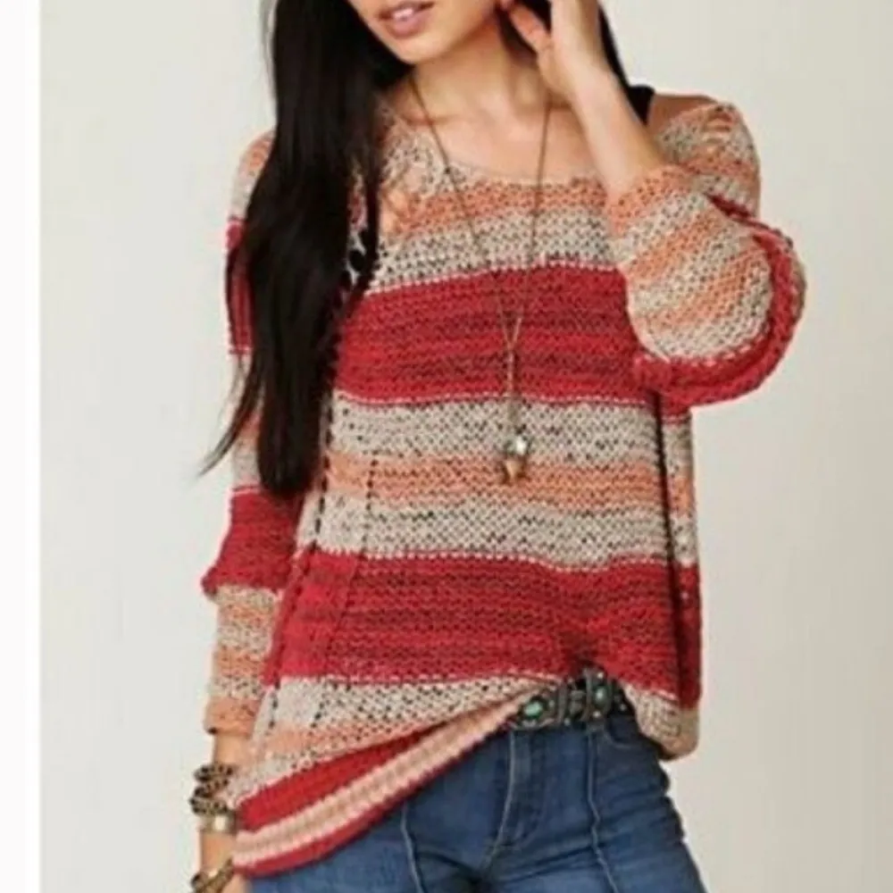 FREE people desert moon Cherry blossom sweater - Image 10