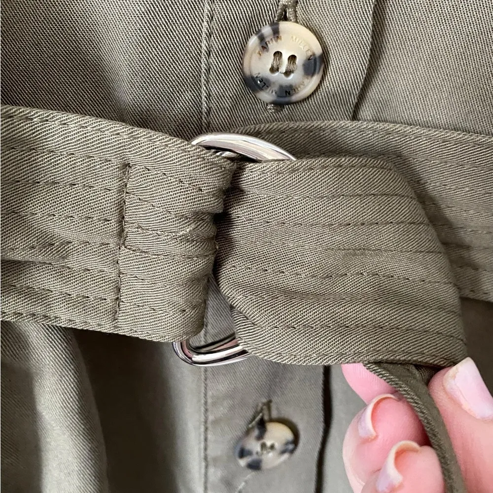 Army Green Karen Millen US 4 Army Green Romper EUC - Image 3