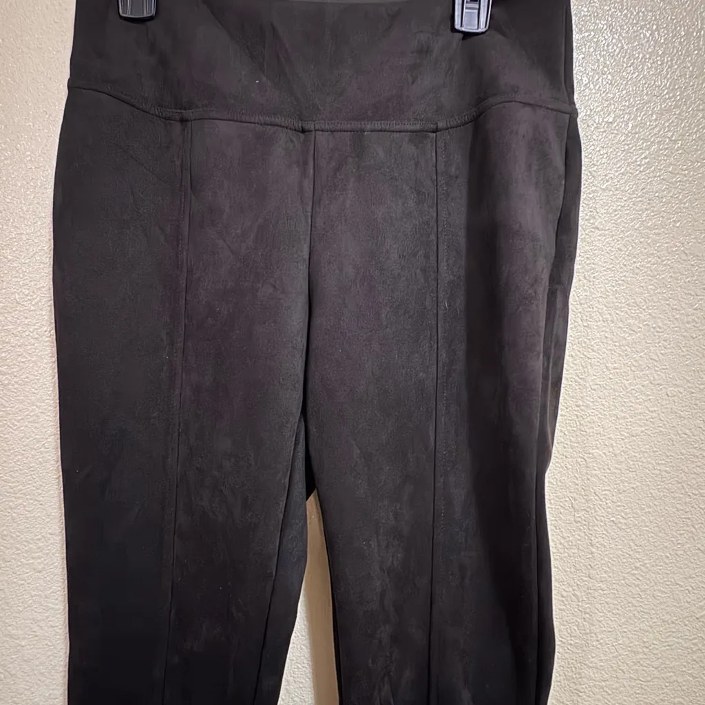 Andrew Marc Black Velvet Pants - Image 3