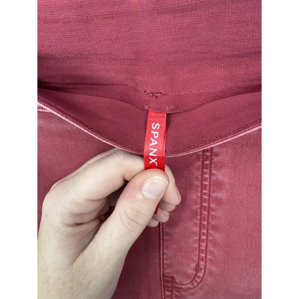 SPANX Stretch Twill Cropped Pants Women Plus Size 3X Slimming Wide Leg High Rise - Image 3