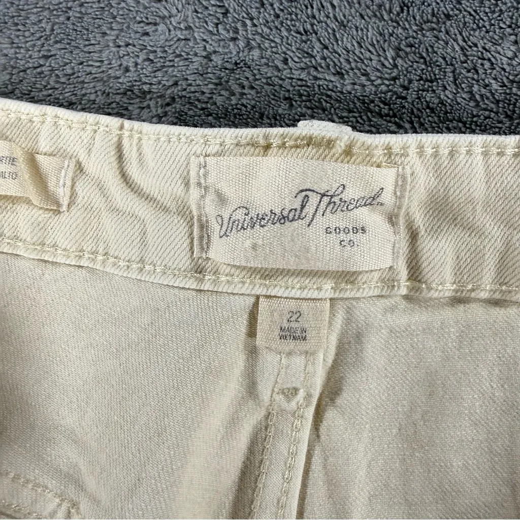 Universal Treads Highest Rise Shortie Cream Festival Boho Fringe Cutoff - Image 4