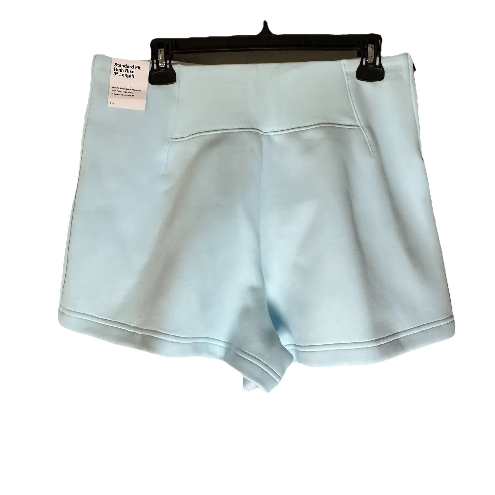 Nike High Rise 3" Shorts L Light Blue Pleated Tenniscore‎ Y2K Athleisure NWT - Image 5
