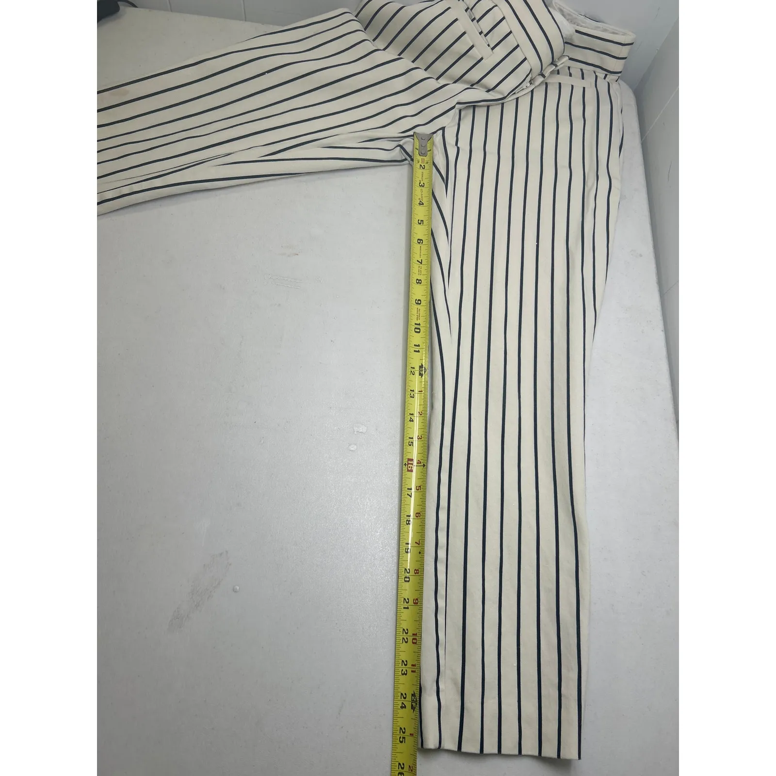 Anthropologie “The Essential Slim” Striped Pants – Size 6 - Image 7