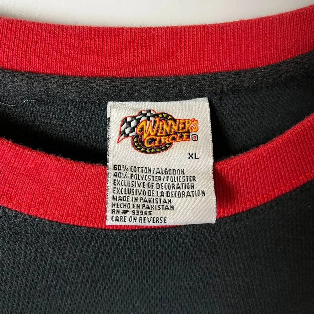 Dale Earnhardt Winner's Circle Long Sleeve NASCAR Shirt XL Vintage Unisex Fit Red - Image 12