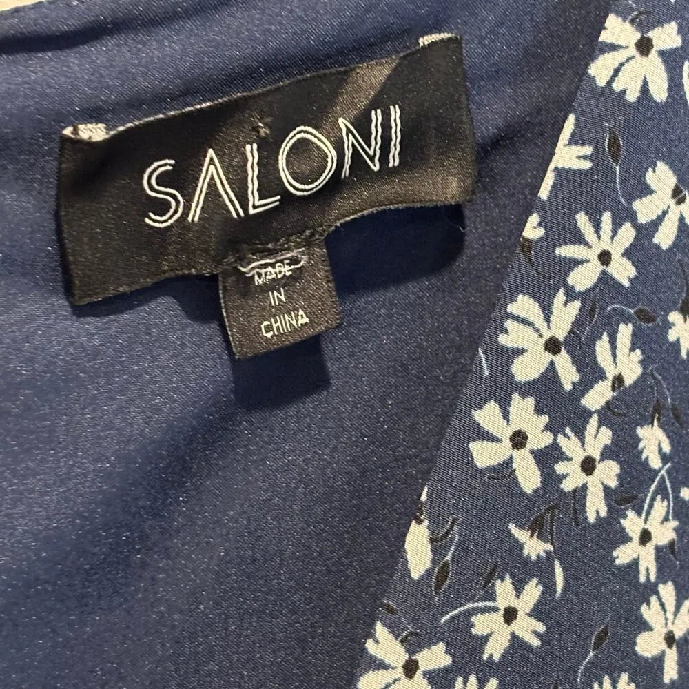 Saloni Colette Ditsy Floral Silk Mini Dress - Image 8