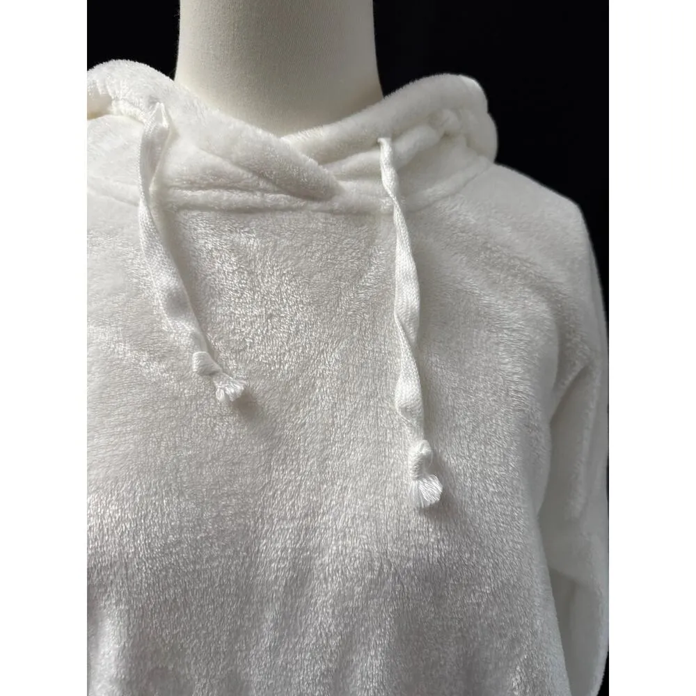 Women’s Xhilaration White Comfy Hoodie Sz L Size L - Image 2