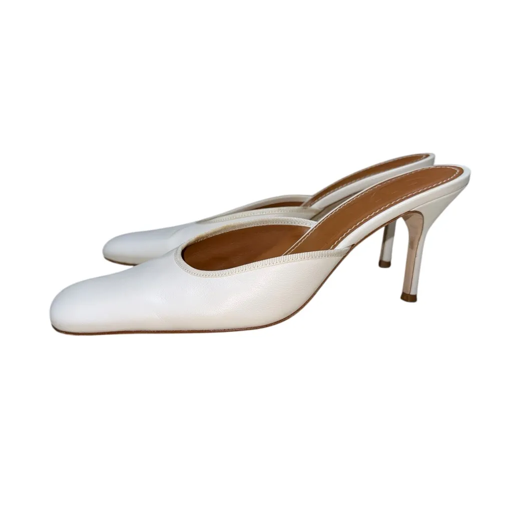 STAUD Otto 90 Mules in Smooth Leather - Image 4