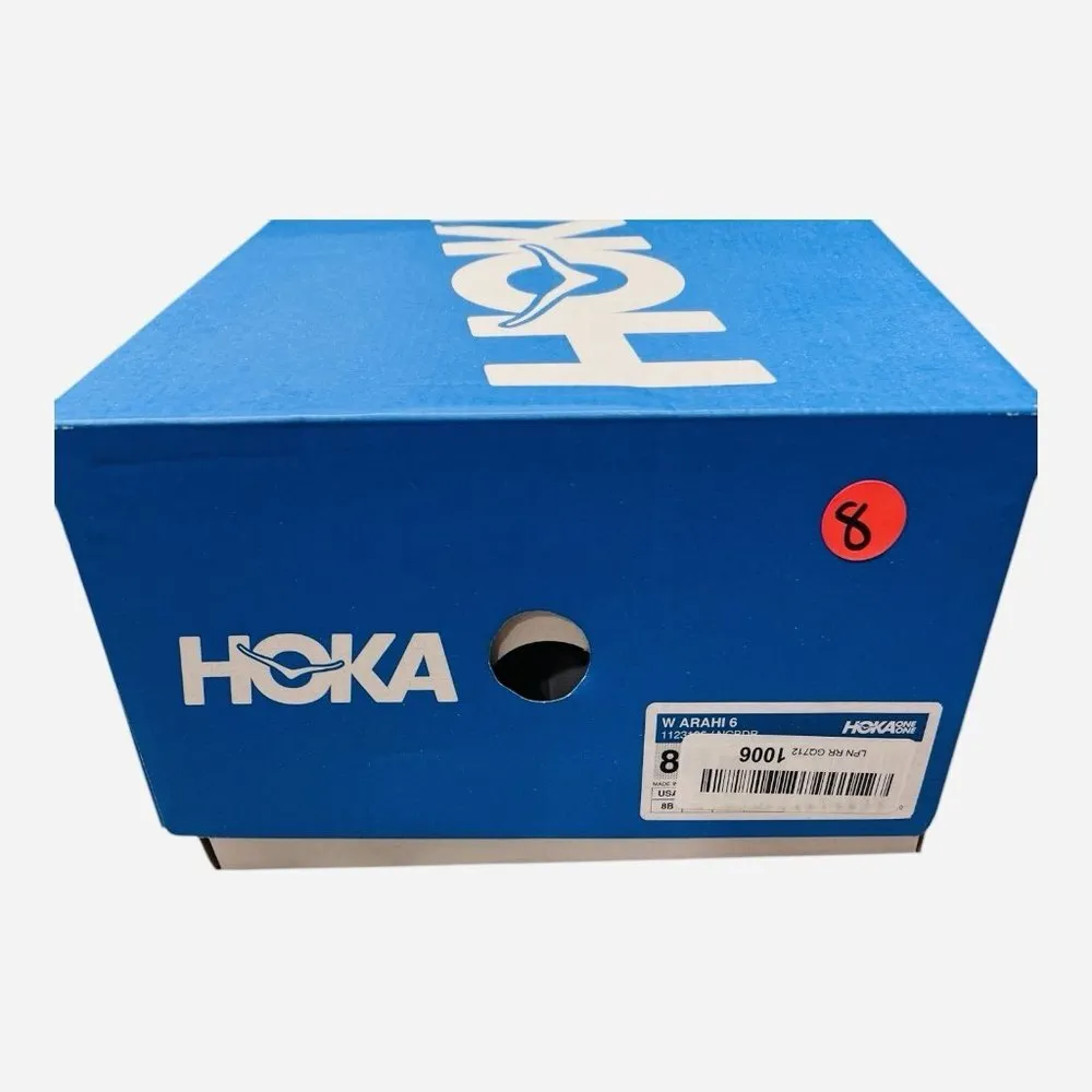 Hoka One One Women's Arahi 6 Sz US 8 B UK 6.5 NCBDB 1123195 Running Shoes Orange - Image 6