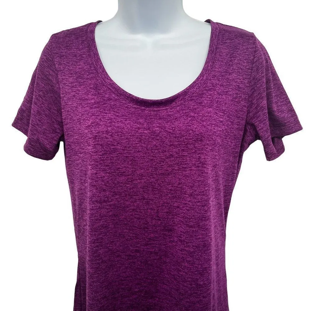 Nike Dri-Fit Legend Scoop Neck Short Sleeve Athletic T-Shirt Top Space Dye Shirt - Image 3