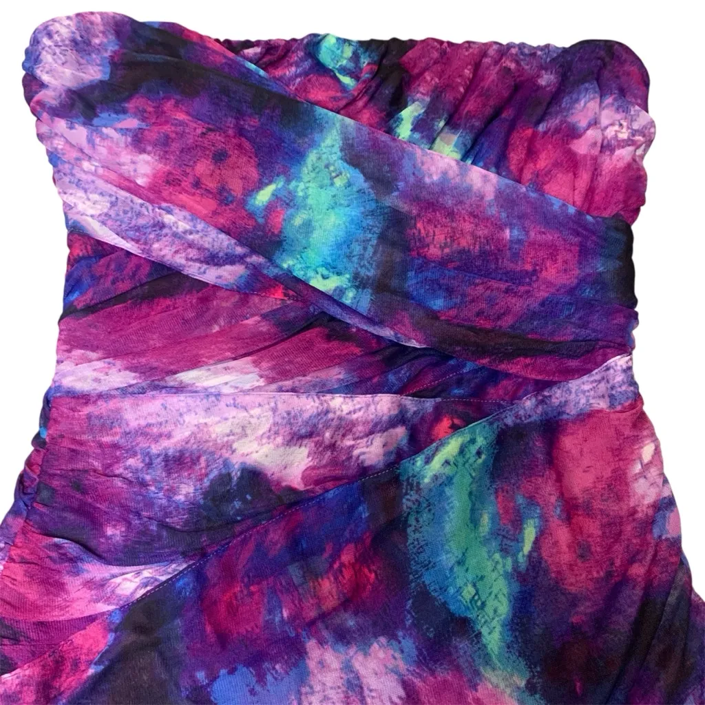 • Guess mini dress purple blue size 4 - Image 2