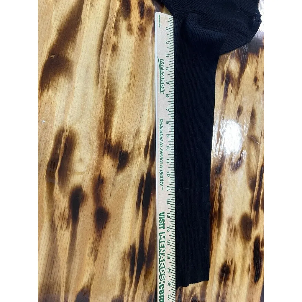 Olive + Oak‎ Women's Black Long Sleeve Pullover Knit Sweater Size Medium Classic - Image 5