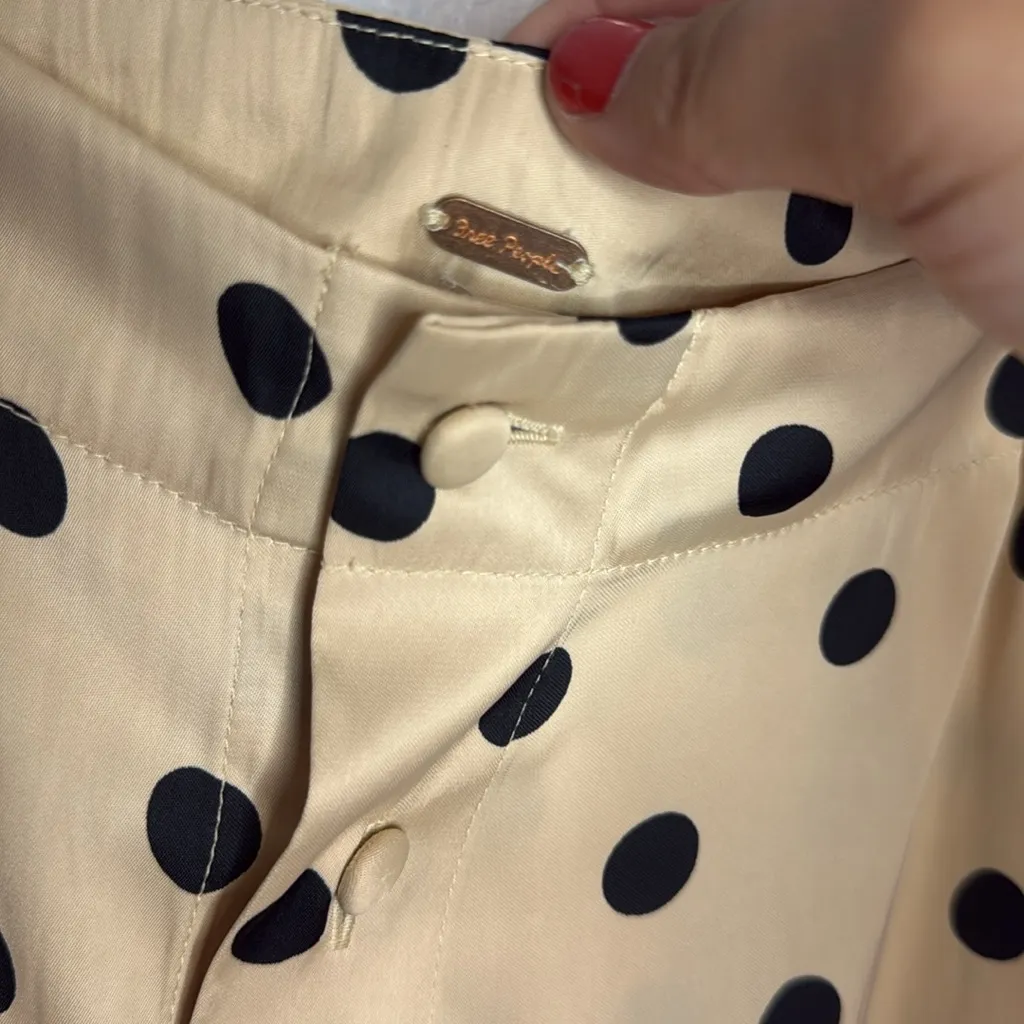 NWOT Free People Analise Printed Midi Skirt Polka Dot 6 - Image 3