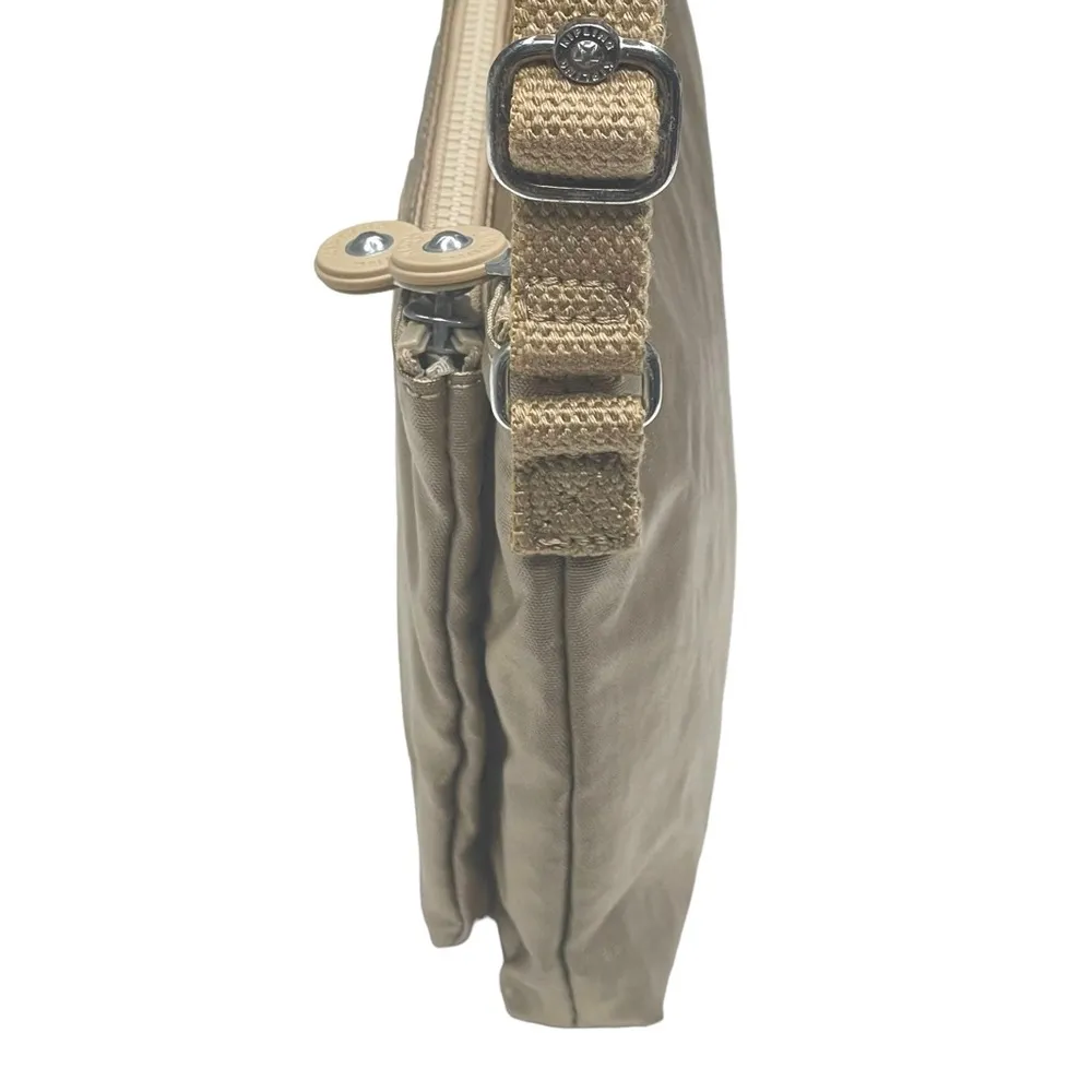 Kipling ✪ Eve Lightweight Crossbody Handbag Bag ✪ Monkey Keychain ✪ Metal Gold - Image 4