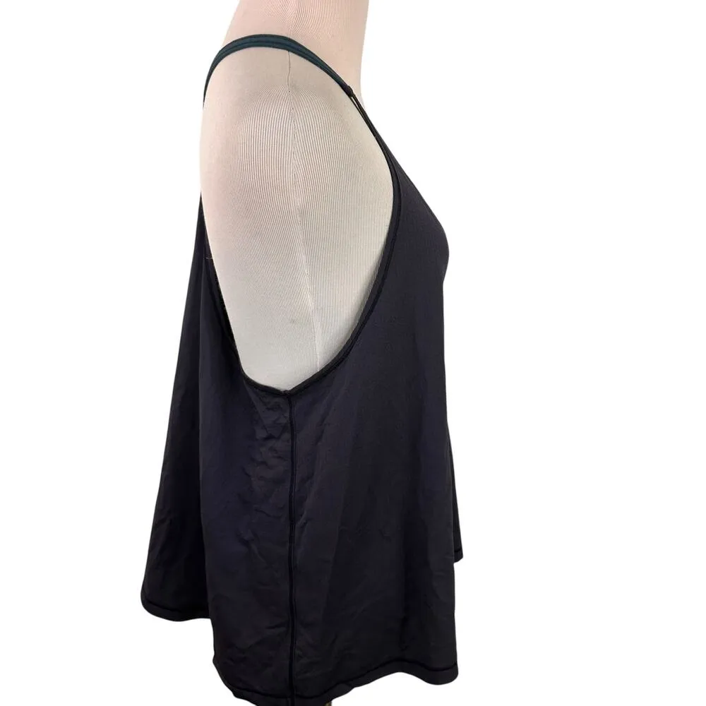 Lululemon Athletica Navy Blue Plunge V-Neck Halter Lightweight Tank - Image 6