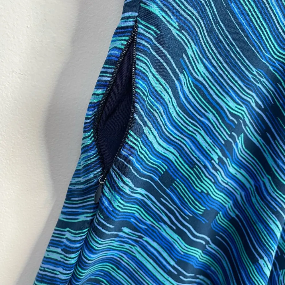 Buttah Fit and Flare sleeveless Dream Dress Sonar Stripe womens XS - Image 7