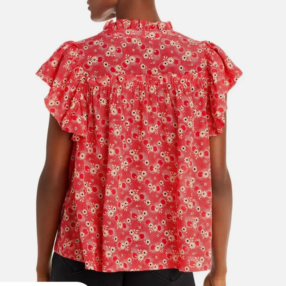 Sea New York Josephine Flutter Top, Size S New w/Tag Retail $275 - Image 2