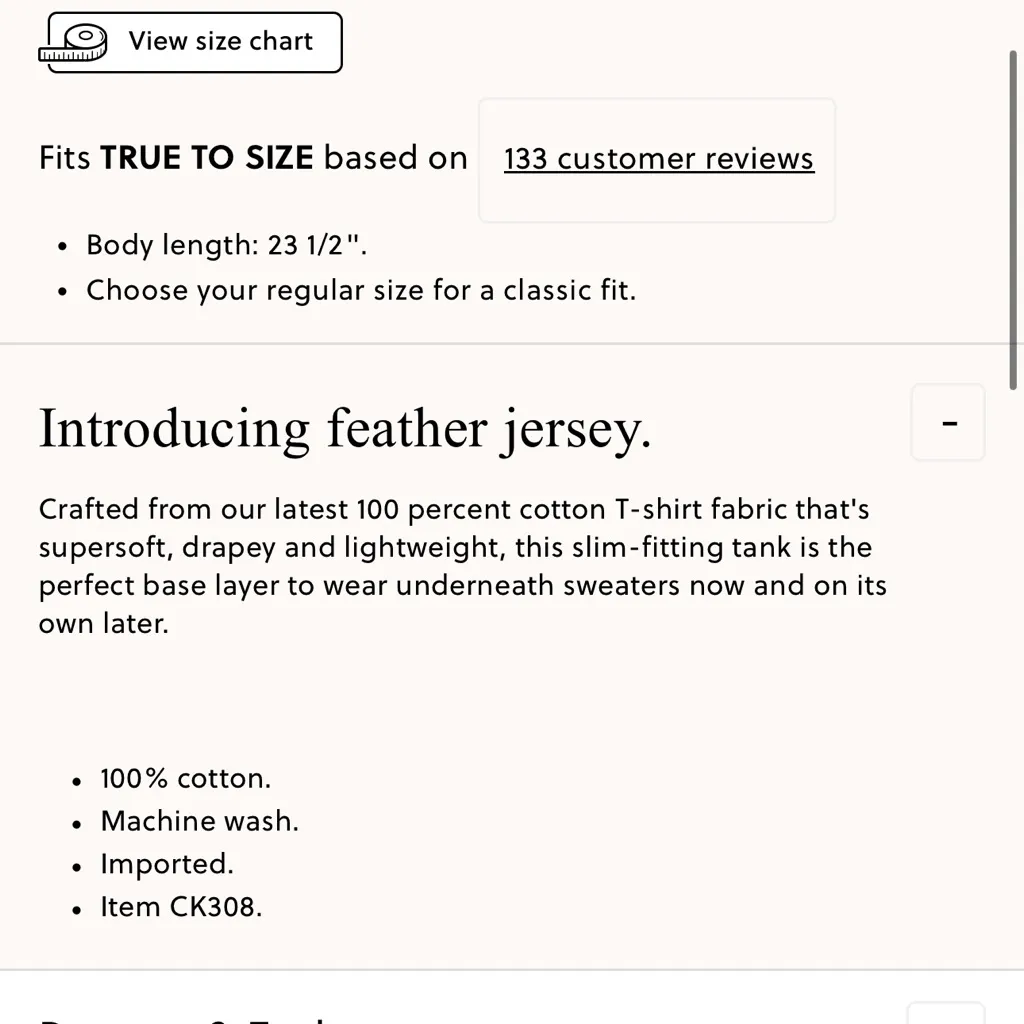 J.Crew Feather jersey slim-fit tank top - Image 2