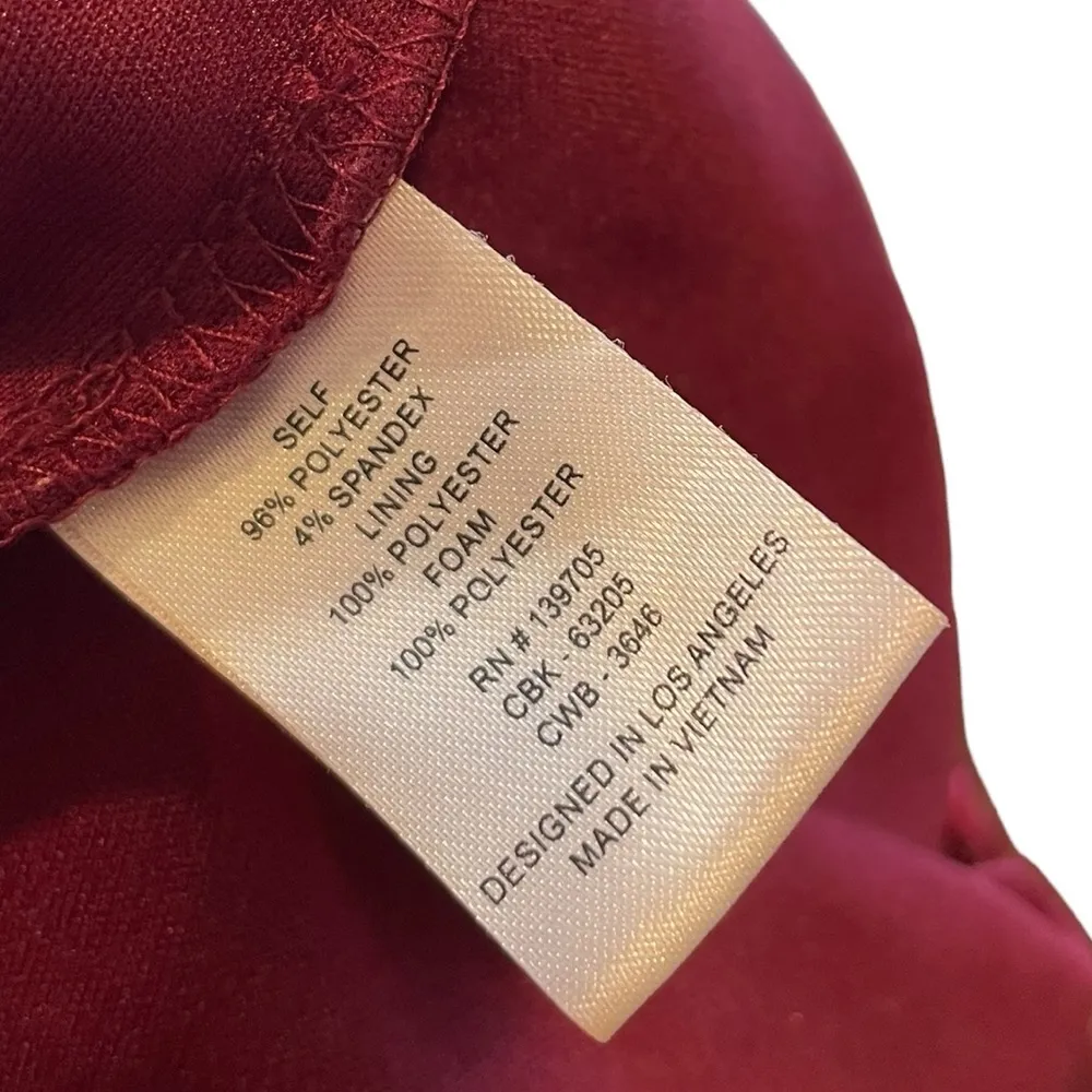 Emerald Sundae Burgandy Sparkly Glitz Glam Luxury Formal Prom Dance Maxi Dress - Image 7