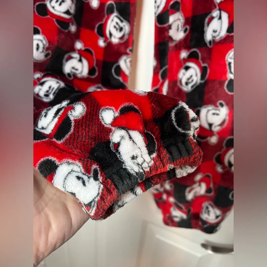 DISNEY Mickey Mouse Christmas Pajama Pants Women’s XL Sleep Joggers  Lounge PJ’s - Image 3