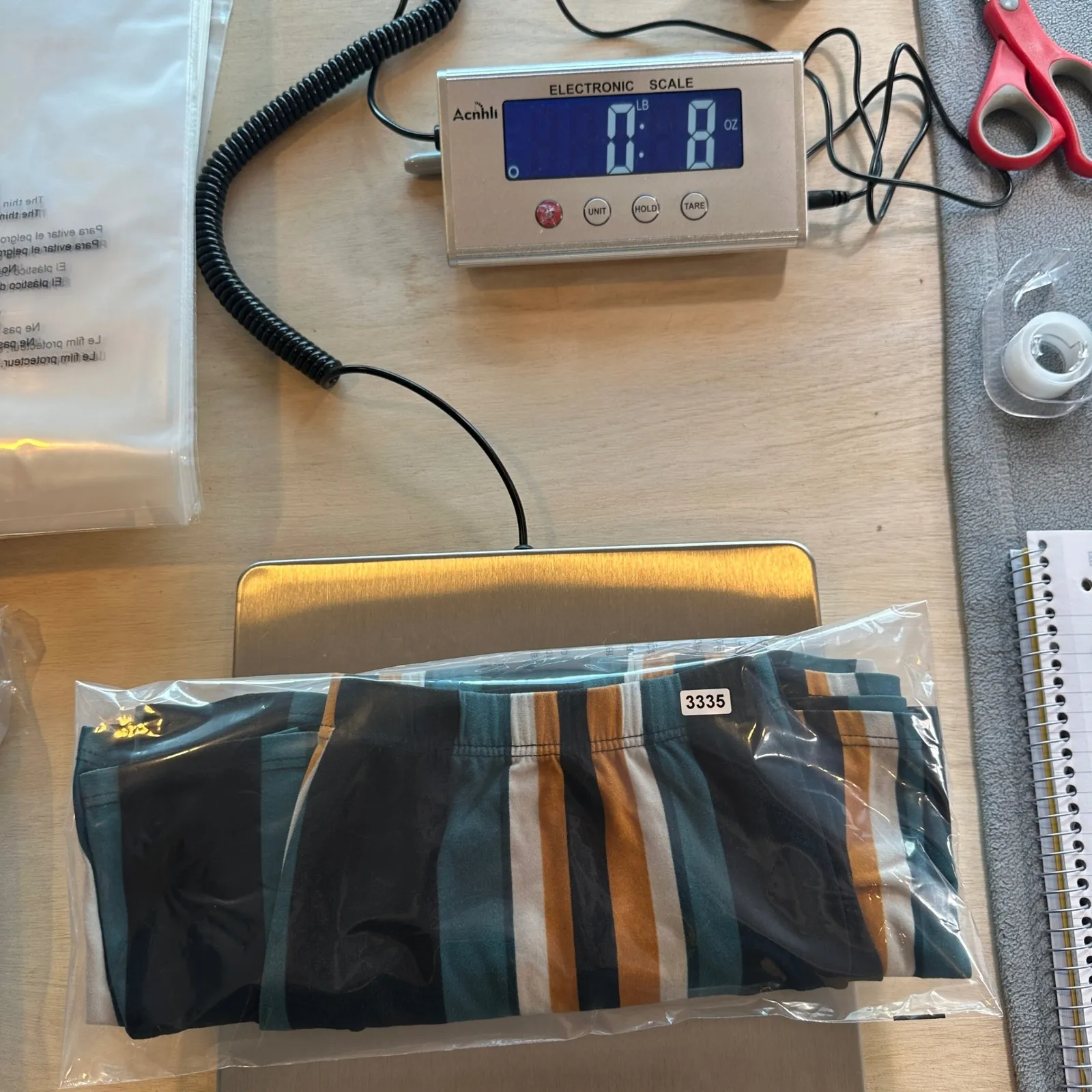 Womens Striped Flare Bell Bottom Pants 27x31 Elastic Stretch Waist Retro Boho Black - Image 6