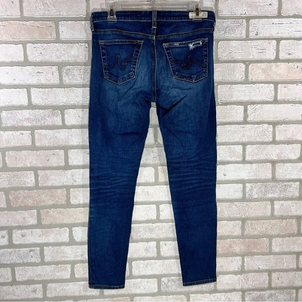 Ag The Super Skinny Legging Ankle Jeans in 7 Years Break Me Down Wash Size 27 - Image 5
